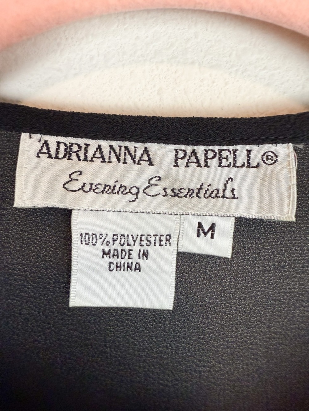 Vintage Adrianna Papell Evening Essentials Black Beaded Duster Pants Set Medium - Picture 6 of 13